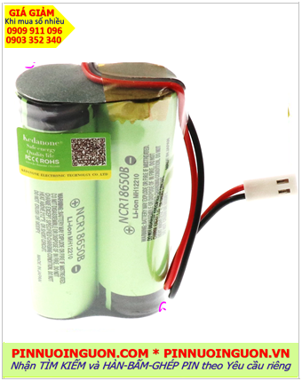 Panasonic 7.4V-NCR18650B-3400mAh, Pin sạc Lithium Panasonic 7.4V-18650-3400mAh /Nhận bấm ghép pin theo yêu cầu 